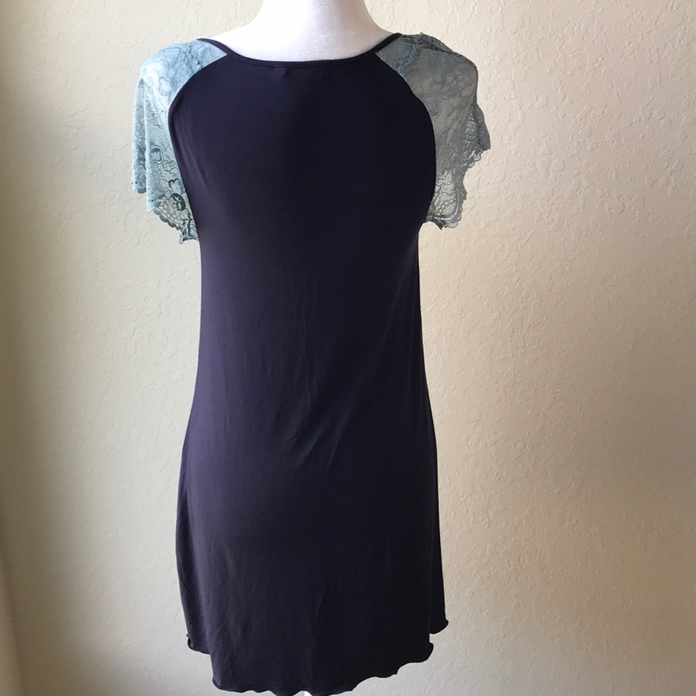 Samantha Chang Home Apparel Cap Sleeve Night Dress - Picture 3 of 5